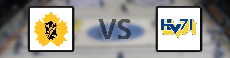 Skellefteå AIK - HV71 odds, speltips, resultat i SDHL