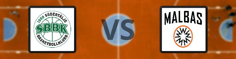Södertälje - Malbas odds, speltips, resultat i Basketligan damer