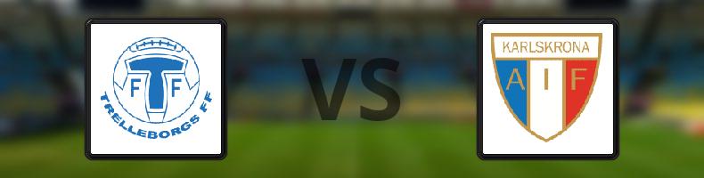 Trelleborgs FF - FK Karlskrona odds, speltips, resultat i Division 2
