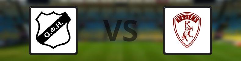 OFI Kreta - Larissa odds, speltips, resultat i Grekiska Superligan