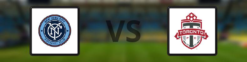 New York City FC - Toronto FC odds, speltips, resultat i MLS