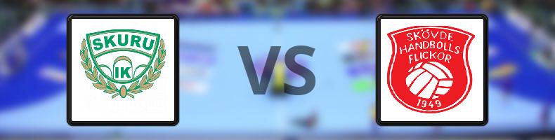 Skuru IK - Skövde HF odds, speltips, resultat i Handbollsligan damer