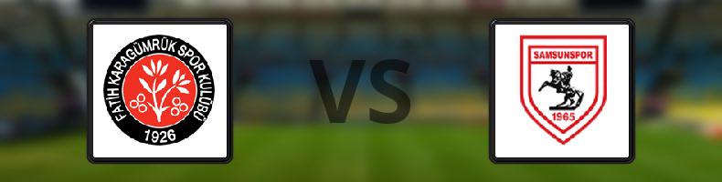 Fatih Karagümrük - Samsunspor odds, speltips, resultat i Süper Lig