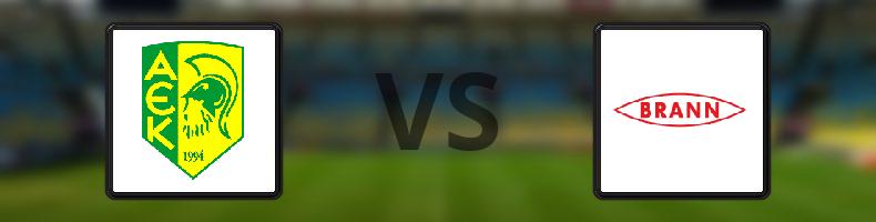 AEK Larnaca - Brann odds, speltips, resultat i Europa League