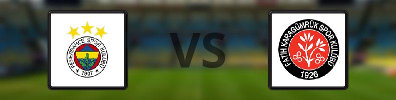 Fenerbahçe - Fatih Karagümrük odds, speltips, resultat i Süper Lig