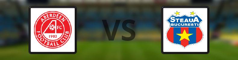 Aberdeen - Steaua Bukarest odds, speltips, resultat i Europa League