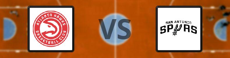 Atlanta Hawks - San Antonio Spurs odds, speltips, resultat i NBA