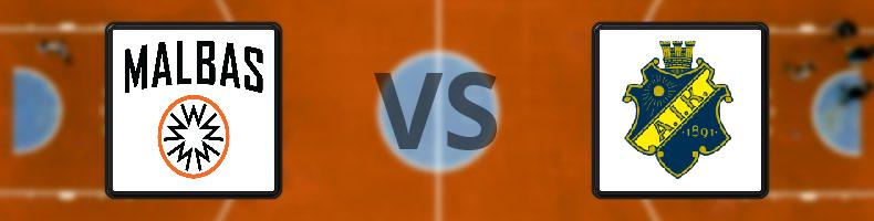 Malbas - AIK Basket Dam odds, speltips, resultat i Basketligan damer