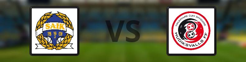 Sandvikens AIK FK - Hudiksvalls Förenade FF odds, speltips, resultat i Division 3
