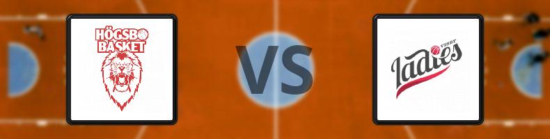 Högsbo Basket - Visby odds, speltips, resultat i Basketligan damer
