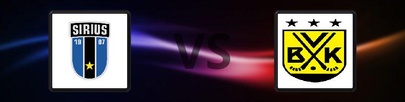 IK Sirius - Vetlanda BK odds, speltips, resultat i Elitserien