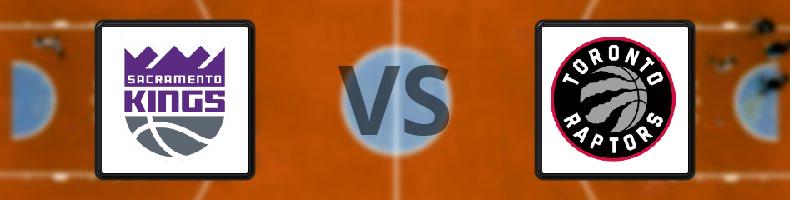 Sacramento Kings - Toronto Raptors odds, speltips, resultat i NBA