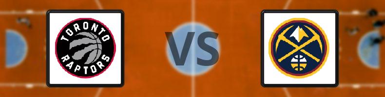 Toronto Raptors - Denver Nuggets odds, speltips, resultat i NBA