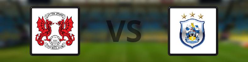 Leyton Orient - Huddersfield odds, speltips, resultat i League One