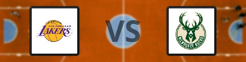 Los Angeles Lakers - Milwaukee Bucks odds, speltips, resultat i NBA