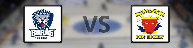 Borås - Mariestad odds, speltips, resultat i HockeyEttan