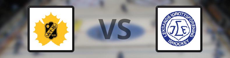 Skellefteå - Leksand odds, speltips, resultat i SHL
