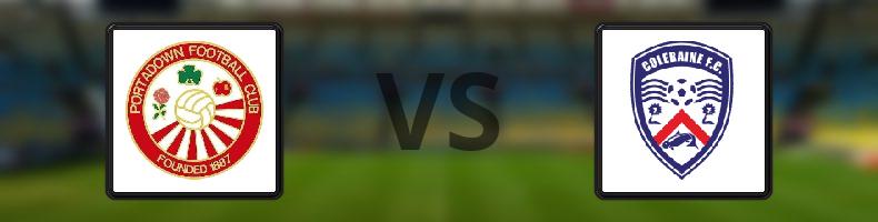 Portadown - Coleraine odds, speltips, resultat i NIFL Premiership