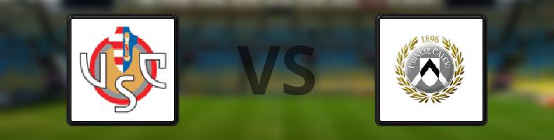 Cremonese - Udinese odds, speltips, resultat i Serie A