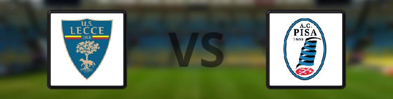 Lecce - Pisa odds, speltips, resultat i Serie A