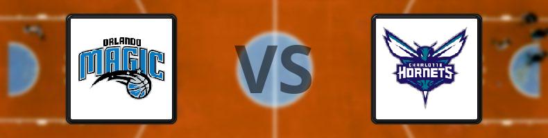 Orlando Magic - Charlotte Hornets odds, speltips, resultat i NBA