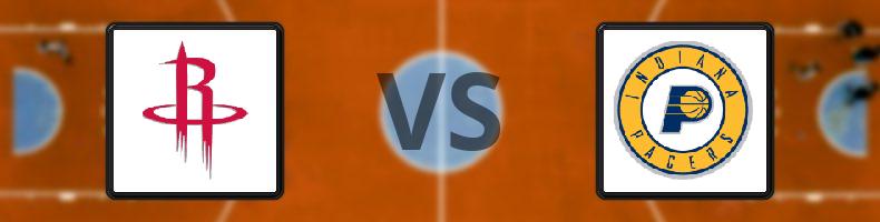 Houston Rockets - Indiana Pacers odds, speltips, resultat i NBA