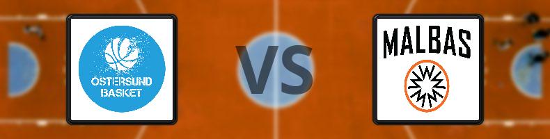 KFUM Östersund Basket - Malbas odds, speltips, resultat i Basketligan damer