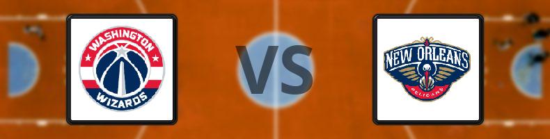Washington Wizards - New Orleans Pelicans odds, speltips, resultat i NBA