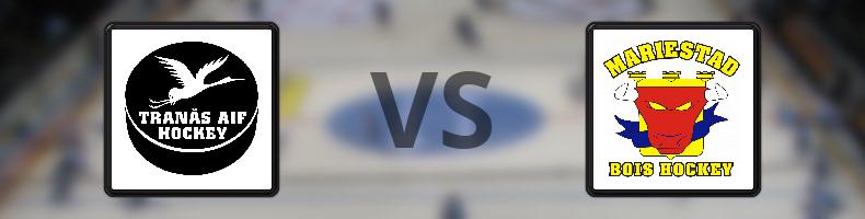 Tranås AIF IF - Mariestad odds, speltips, resultat i HockeyEttan
