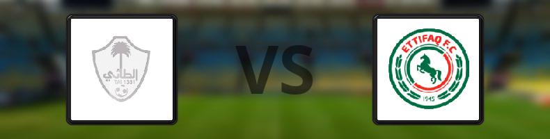 Al Taee - Al Ettifaq odds, speltips, resultat i Saudi Pro League