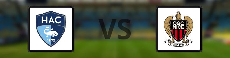 Le Havre - Nice odds, speltips, resultat i Ligue 1