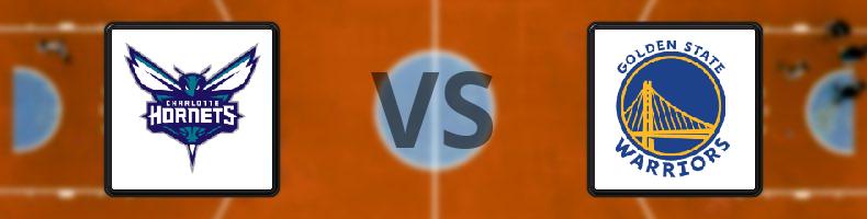 Charlotte Hornets - Golden State Warriors odds, speltips, resultat i NBA
