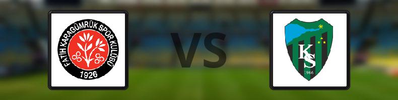 Fatih Karagümrük - Kocaelispor odds, speltips, resultat i Süper Lig