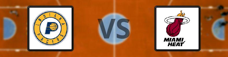 Indiana Pacers - Miami Heat odds, speltips, resultat i NBA