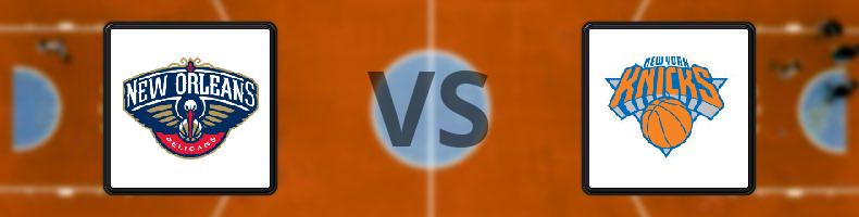 New Orleans Pelicans - New York Knicks odds, speltips, resultat i NBA