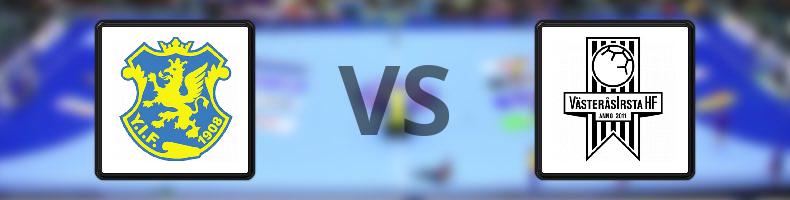 Ystad - VästeråsIrsta HF odds, speltips, resultat i Handbollsligan herrar