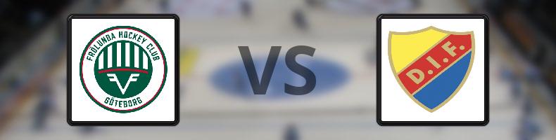 Frölunda HC - Djurgårdens IF odds, speltips, resultat i SDHL