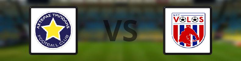 Asteras Tripolis - Volos FC odds, speltips, resultat i Grekiska Superligan