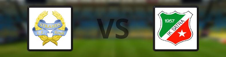 Strands IF - IK Sätra odds, speltips, resultat i Division 3