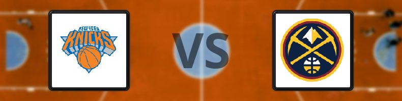 New York Knicks - Denver Nuggets odds, speltips, resultat i NBA