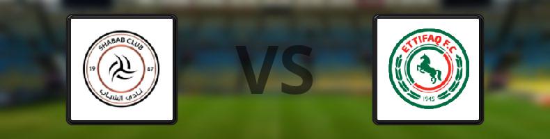 Al Shabab - Al Ettifaq odds, speltips, resultat i Saudi Pro League