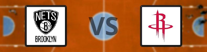 Brooklyn Nets - Houston Rockets odds, speltips, resultat i NBA