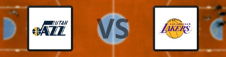 Utah Jazz - Los Angeles Lakers odds, speltips, resultat i NBA