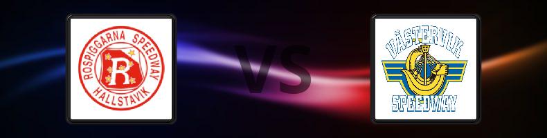 Rospiggarna - Västervik odds, speltips, resultat i Elitserien Speedway