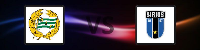 Hammarby IF - IK Sirius odds, speltips, resultat i Elitserien