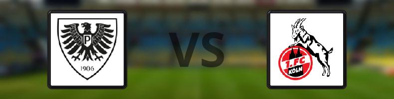 Preußen Münster - FC Köln odds, speltips, resultat i 2. Bundesliga