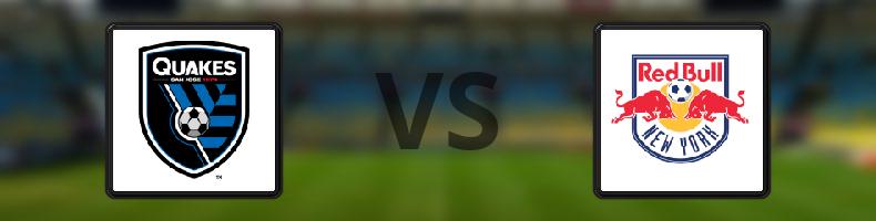 San Jose Earthquakes - New York Red Bulls odds, speltips, resultat i MLS