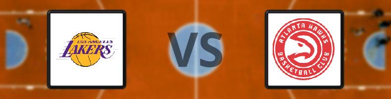 Los Angeles Lakers - Atlanta Hawks odds, speltips, resultat i NBA
