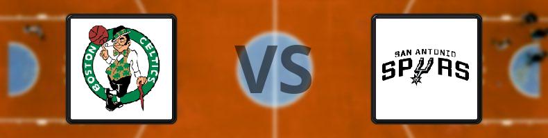 Boston Celtics - San Antonio Spurs odds, speltips, resultat i NBA