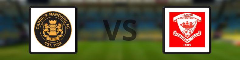 Carrick Rangers FC - Larne odds, speltips, resultat i NIFL Premiership